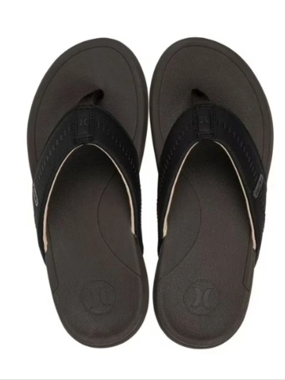 Hurley Men's Wave Flip Flop Sandals - Comfort Footbed